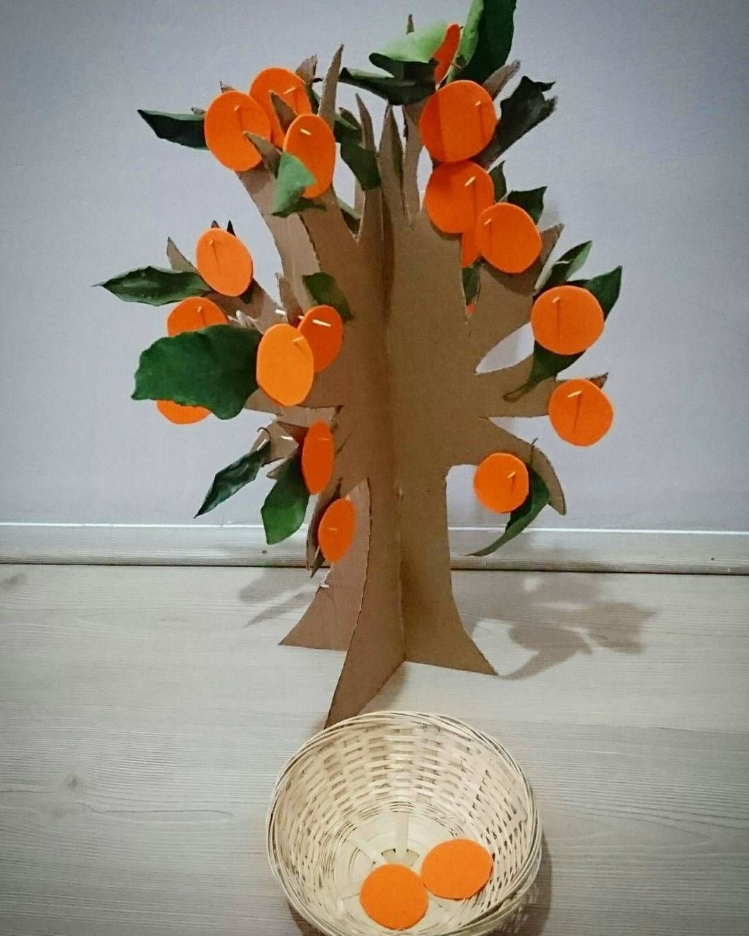 Публикация «Осенняя поделка „Апельсиновое дерево“» размещена в разделах
