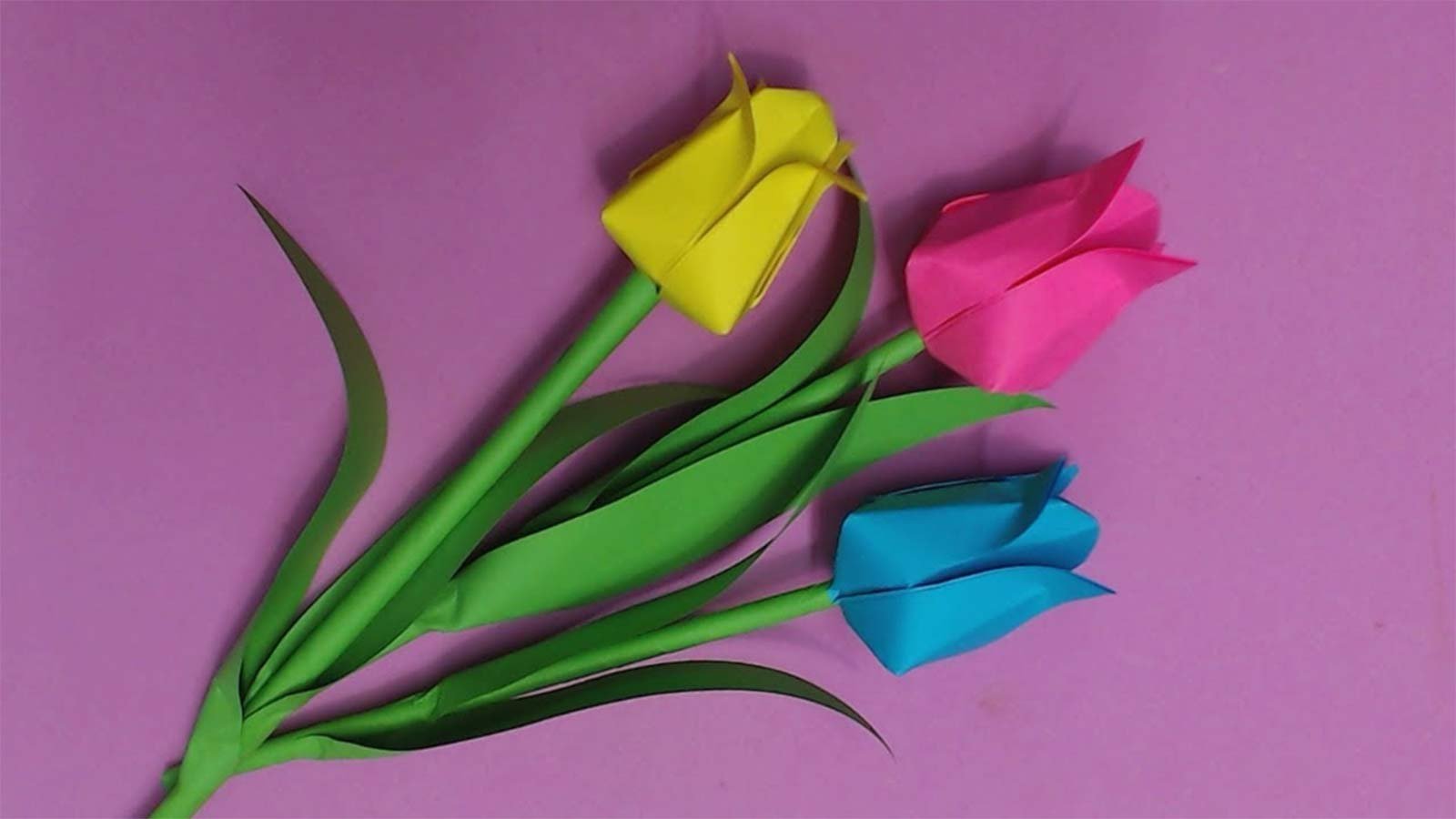 Стебельки Цветов Из Бумаги