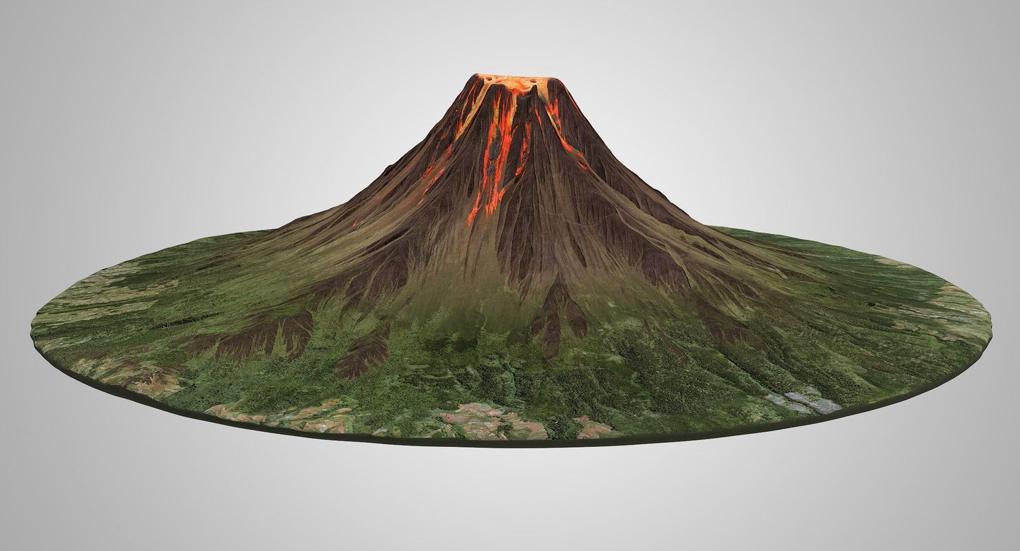 Макет вулкана 5 класс география. Volcano 3d. Вулкан диорама. Вулкан 3д модель. Макет вулкана Везувий.