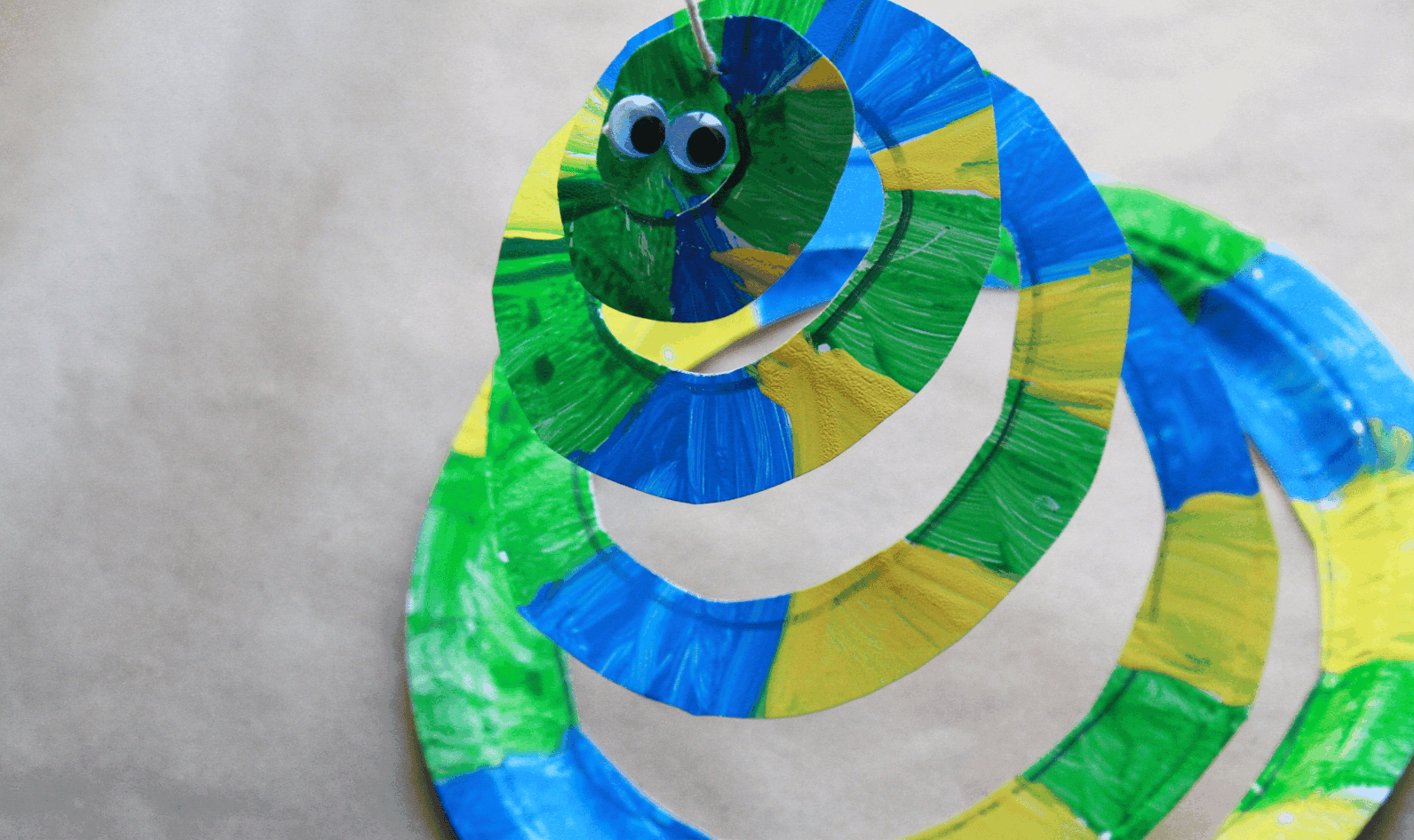 Paper Plate Snake Craft