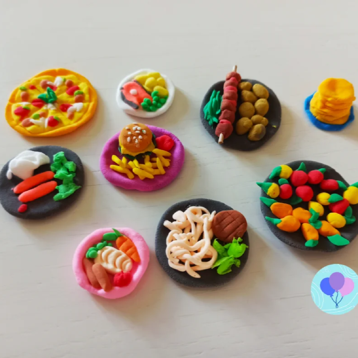 7 Идей как сделать миниатюрную еду из легкого пластилина? Мини Еда своими руками для Кукол