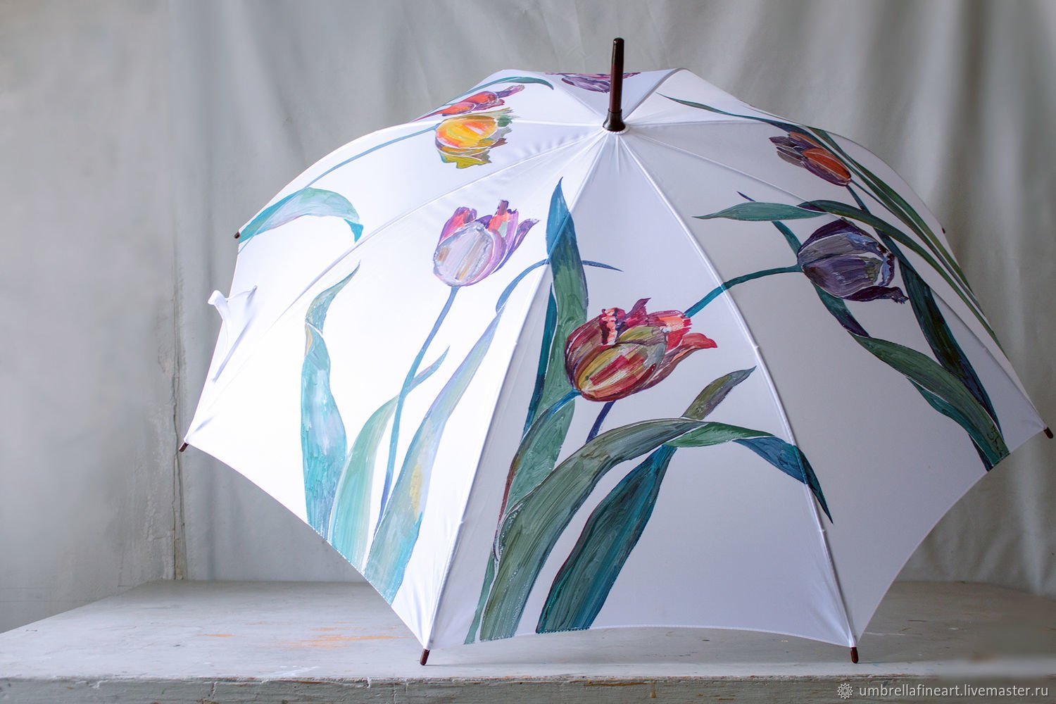 Весенний зонтик. Зонт спринг. Разрисованные зонты. Зонт расписной. Зонт "цветы".