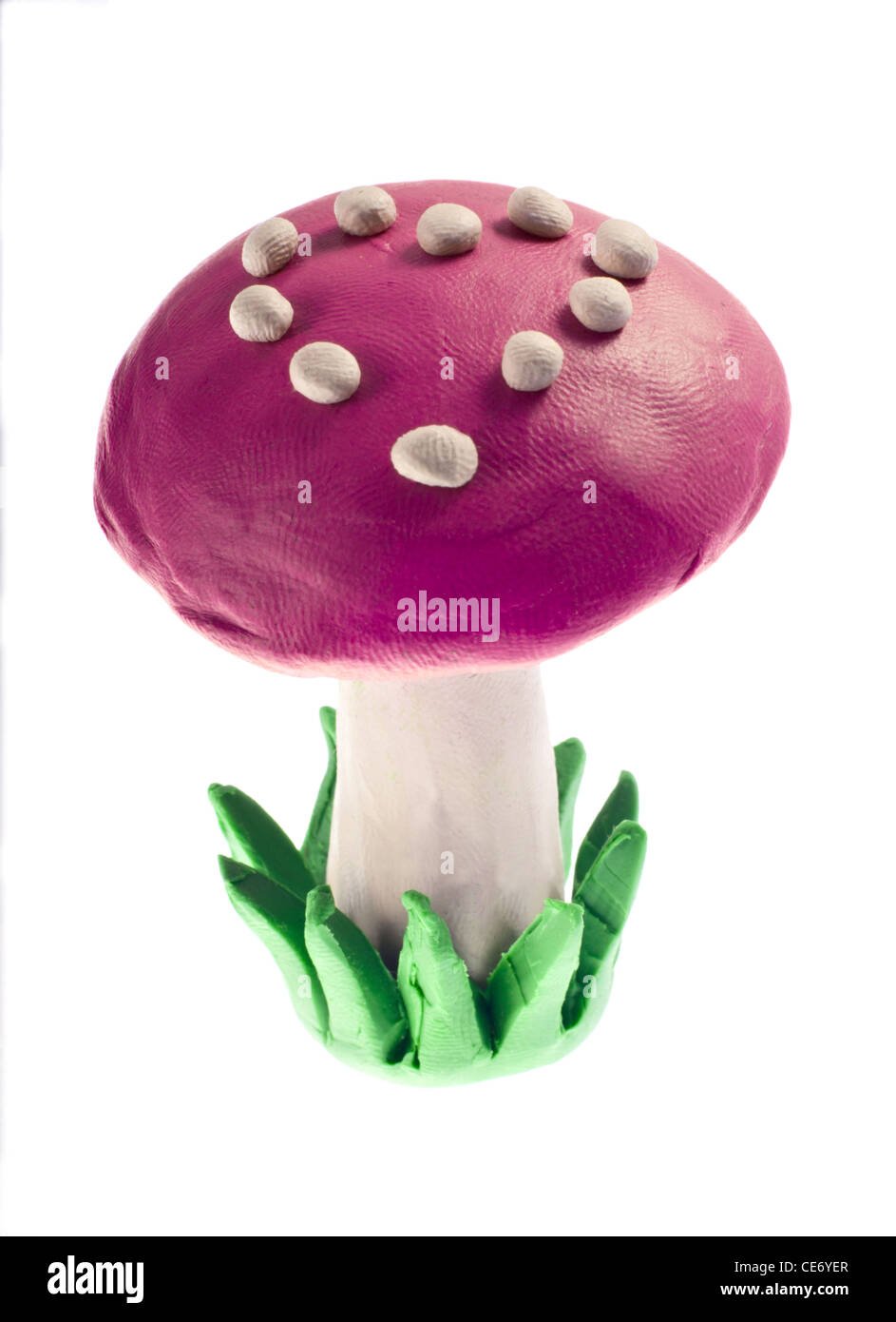 Съедобные грибы из пластилина