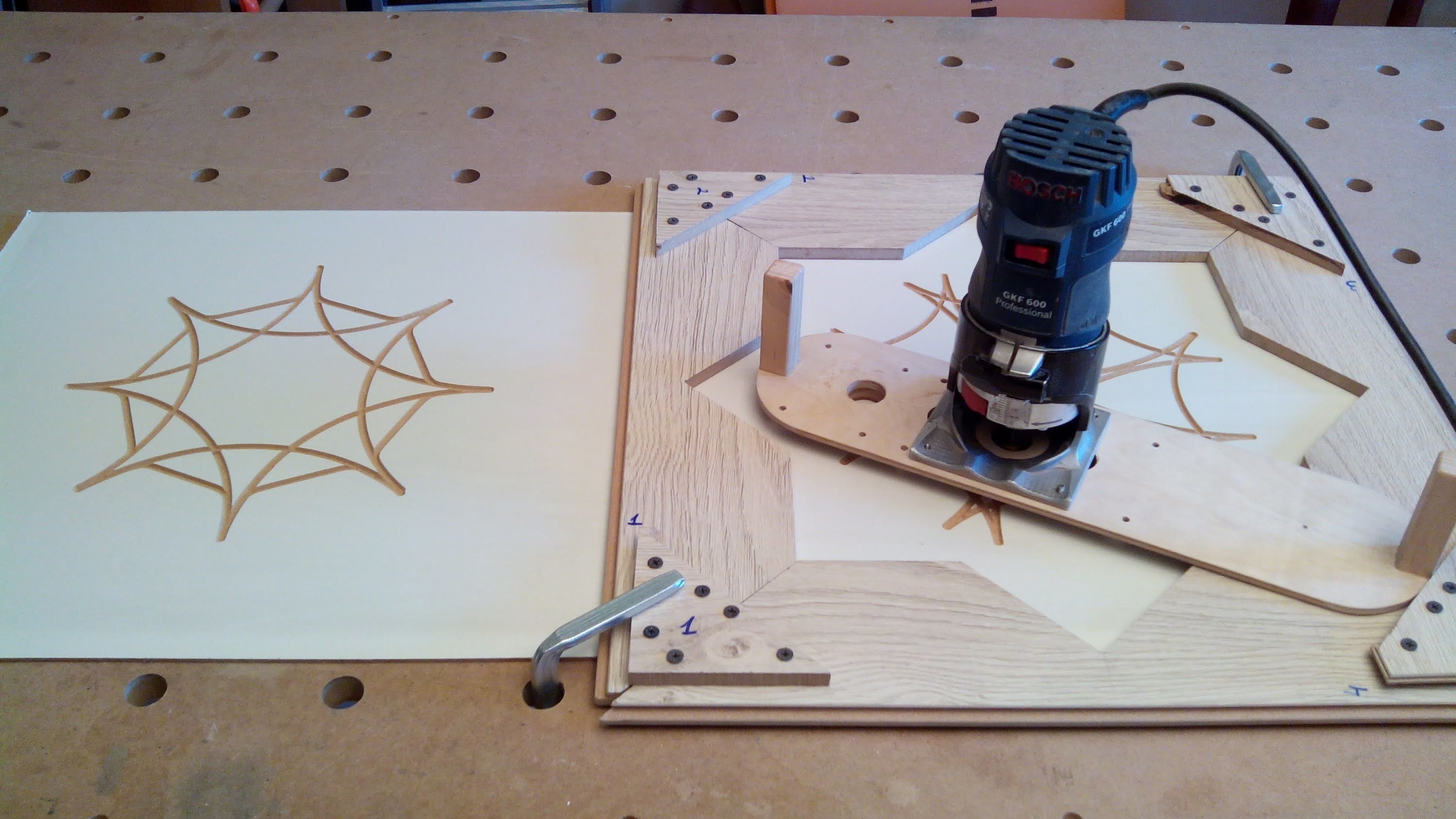 Router Jig Design Inlay чертежи