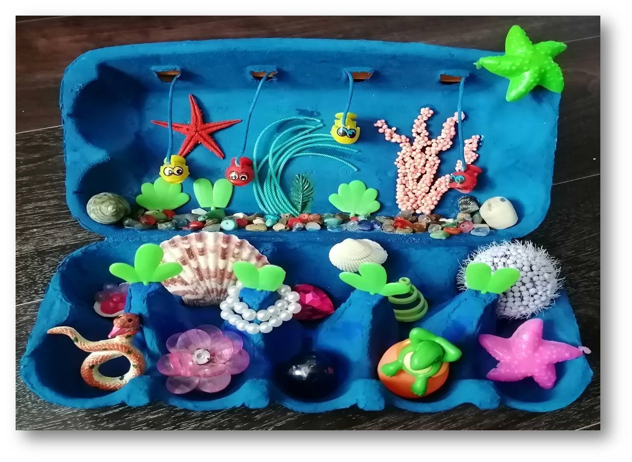 Пошаговая лепка морской звезды из пластилина с детьми