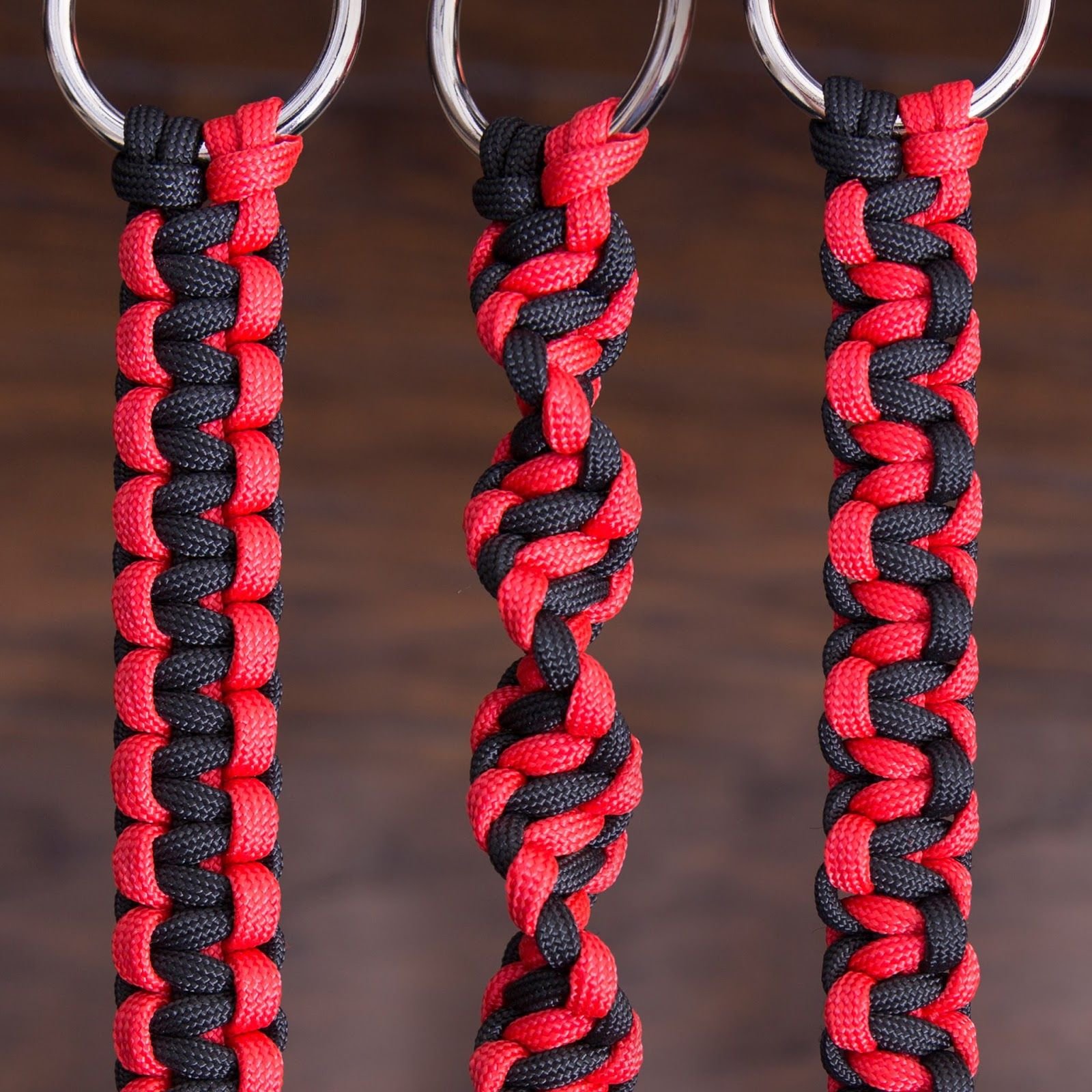 Плетеный браслет из веревки