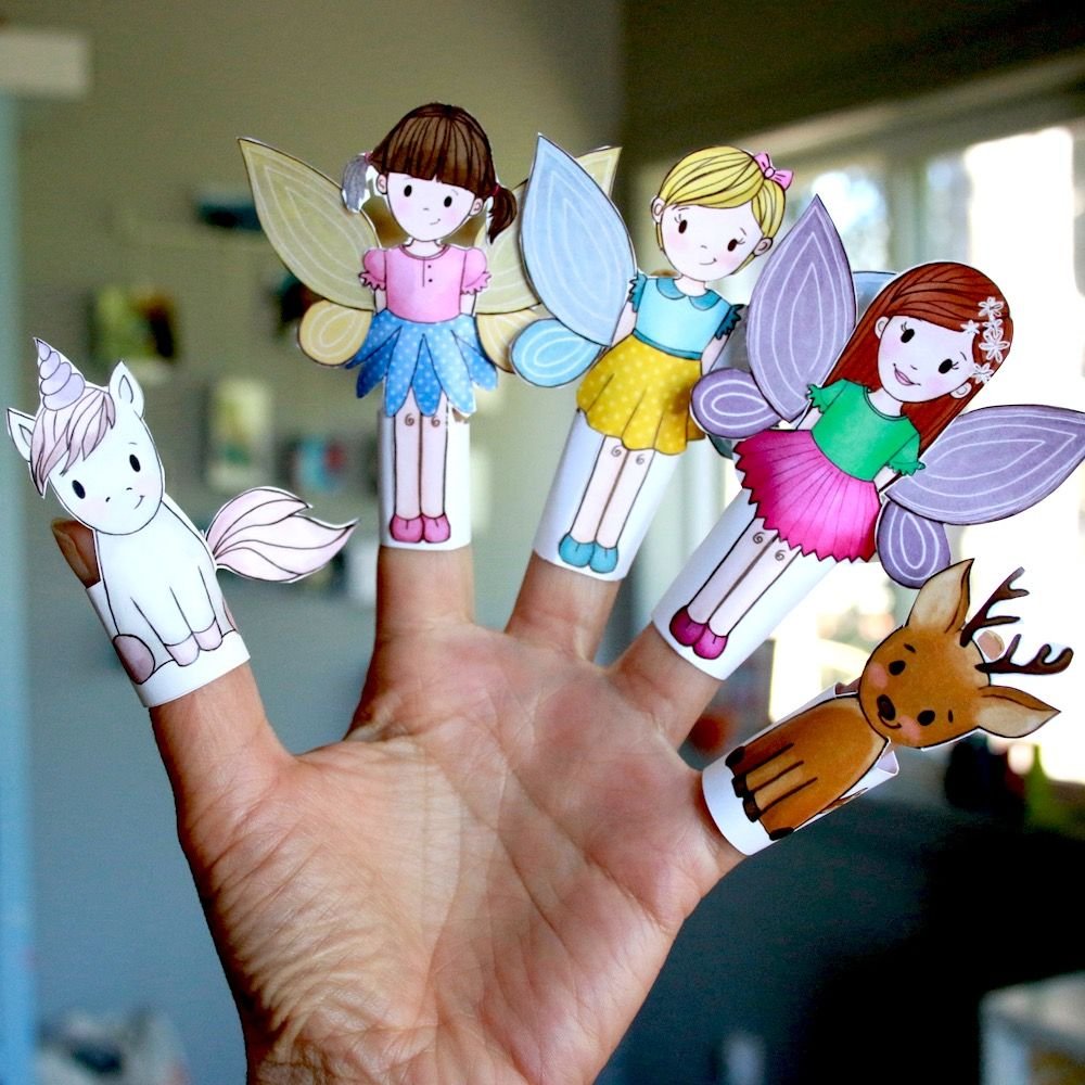 Театр на руке купить. Бумажные пальчиковые куклы. Пальчиковый театр из бумаги. Пальчиковый кукольный театр. Куклы для пальчикового театра.