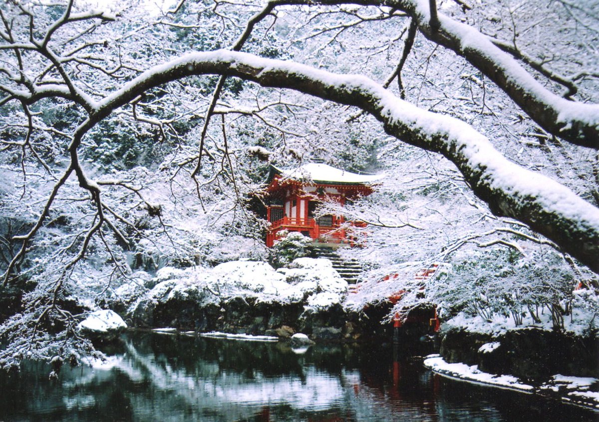 Киото зимой