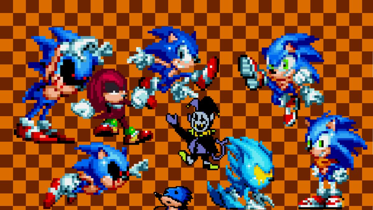 Sonic 3 air exe. Sonic 3 Air. Соник Мания герои. Соник Мания плюс. Sonic the Hedgehog 2 (16 бит).