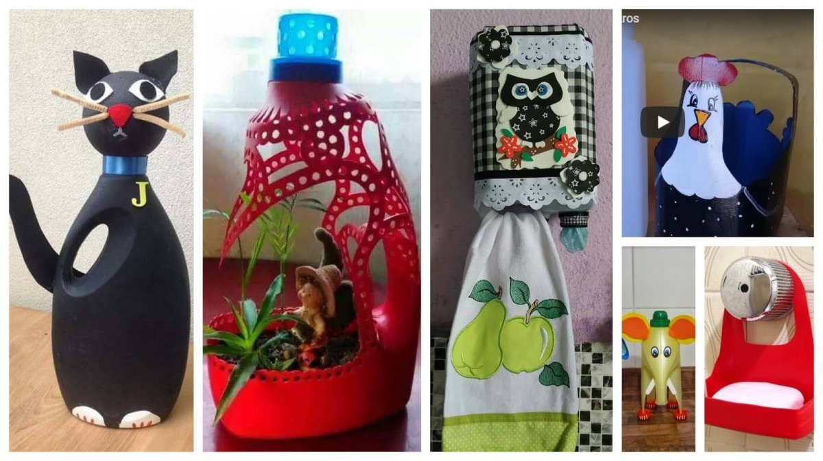 Самые креативные поделки из пластиковых бутылок: топ-50 идей (фото)