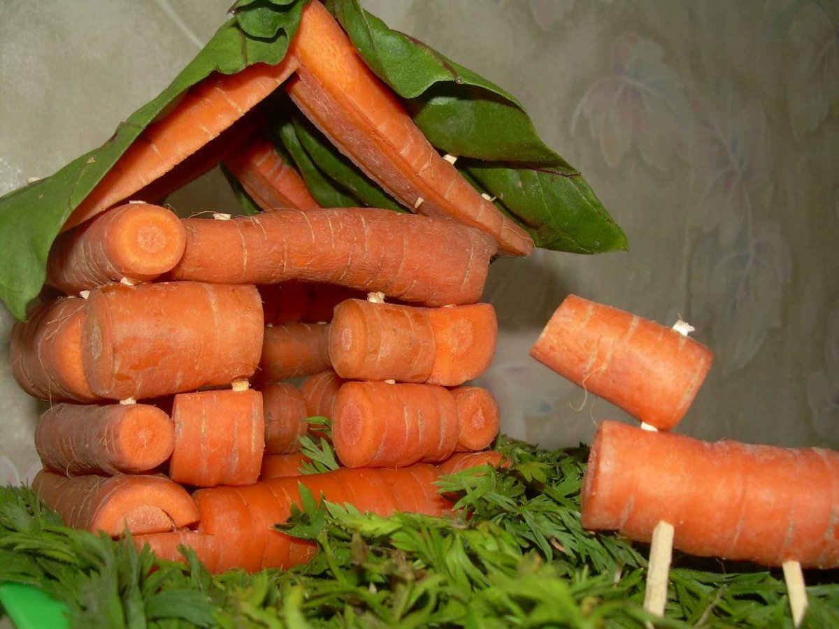 Поделки из моркови (72 фото)