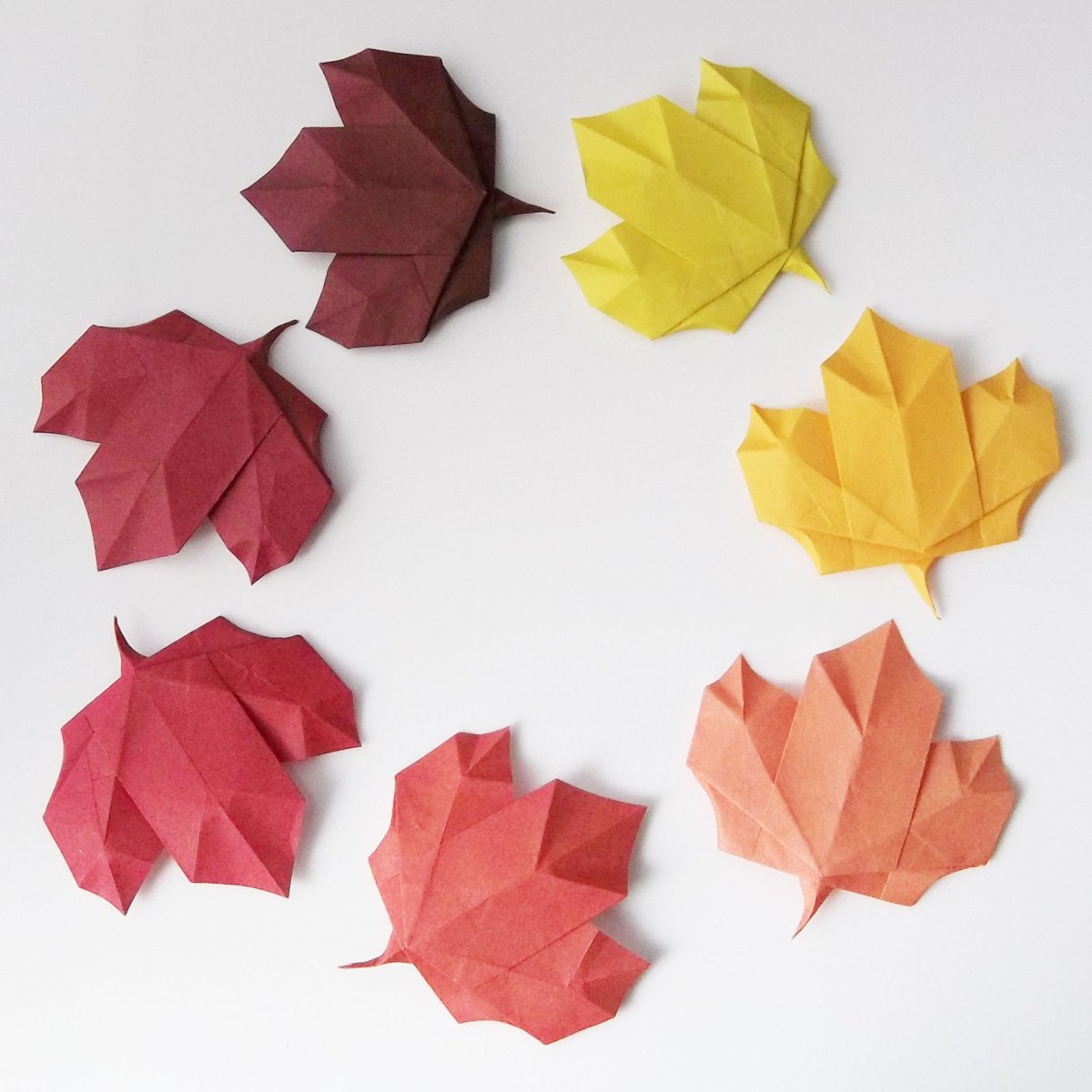 Осенний листочек поделка из бумаги