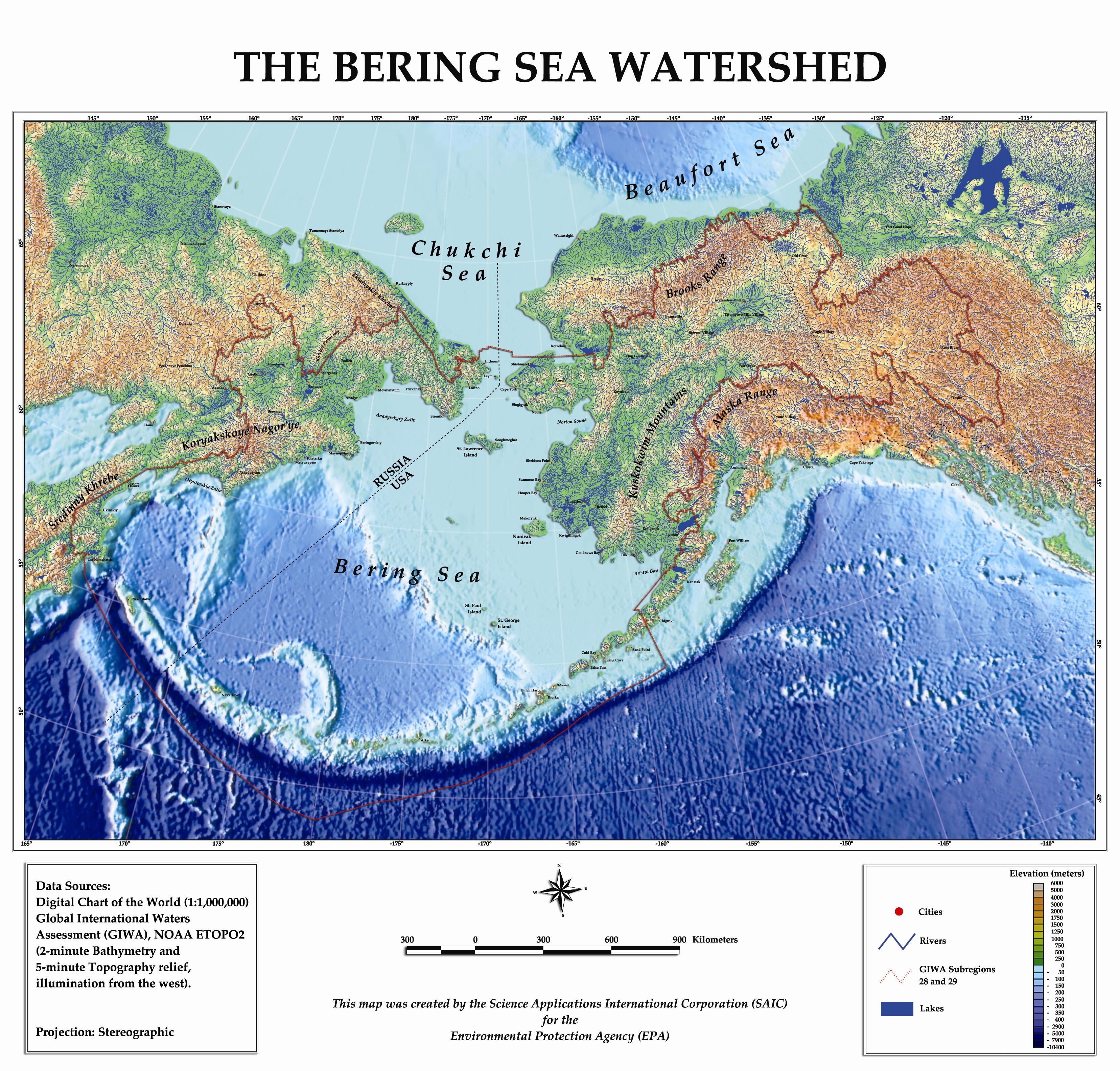 Берингов пролив на карте тихого океана. Берингово море границы на карте. Берингово море на карте.