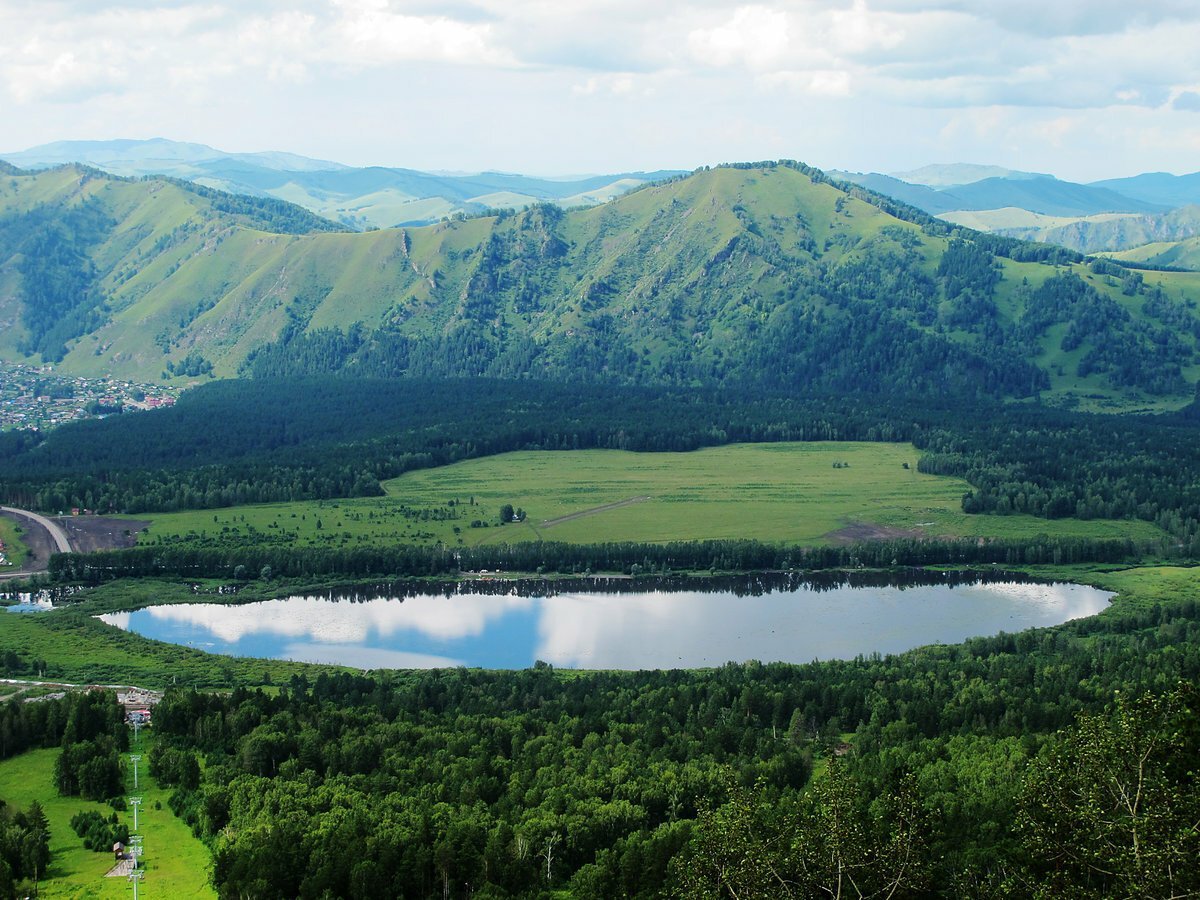 Озеро манжерок горный