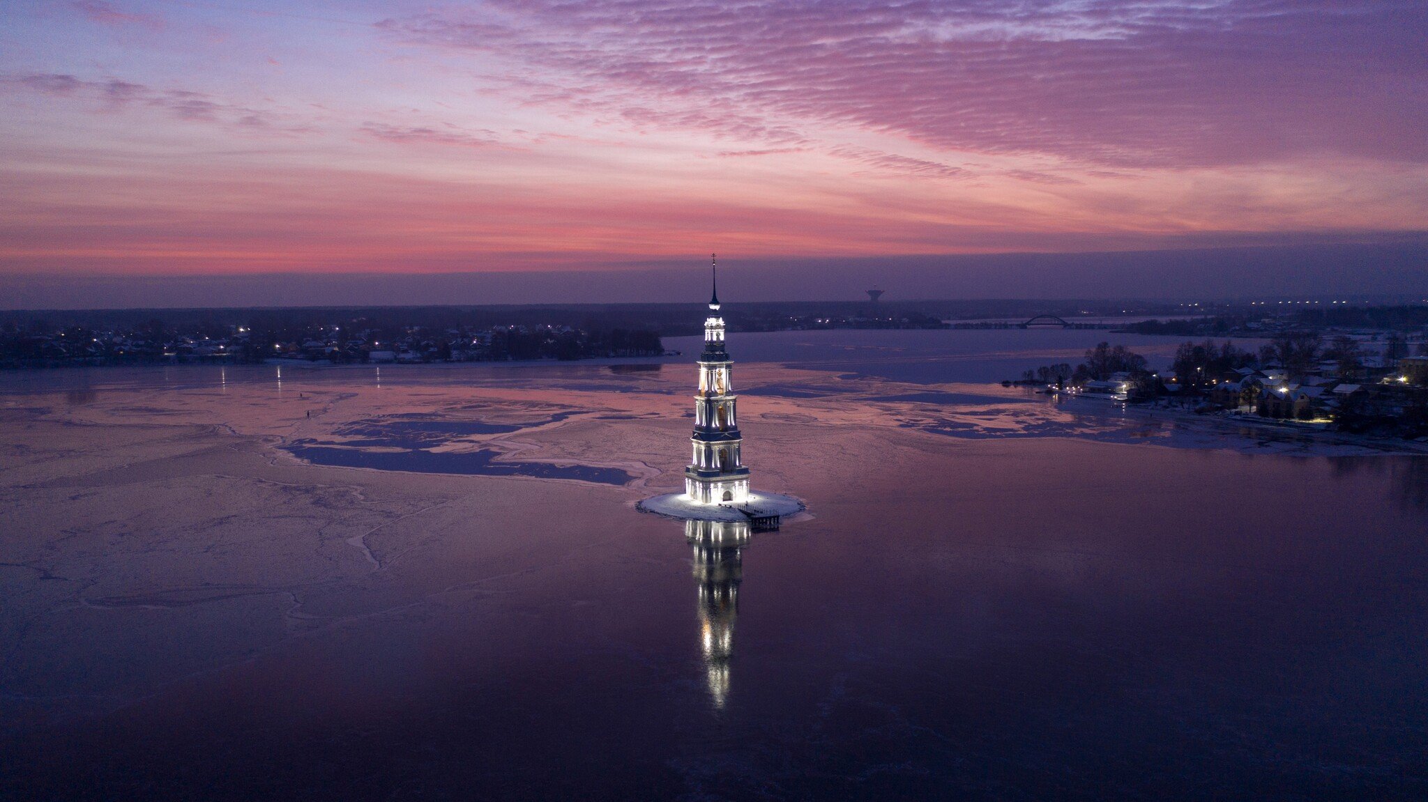 мост через волгу в калязине