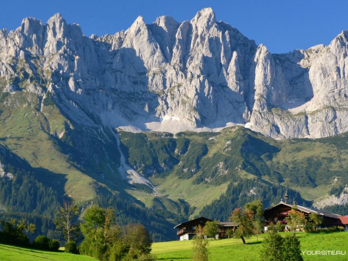Австрийские горы альпы