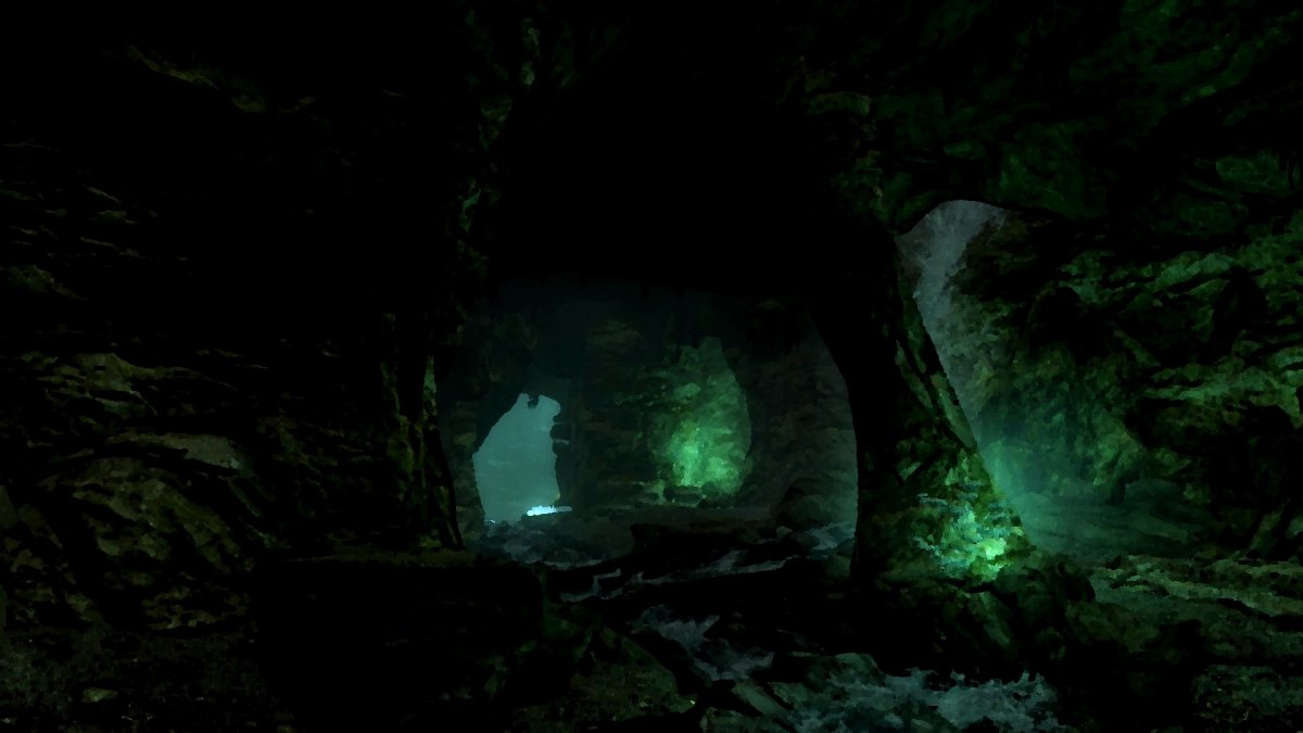 Зеленая пещера