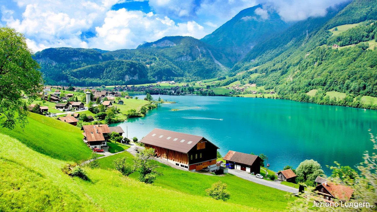 Озеро лунгерн швейцария