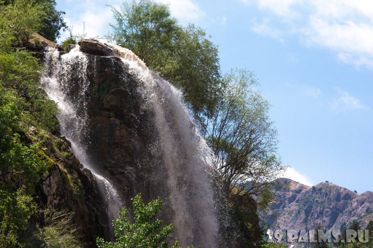 Водопады таджикистана