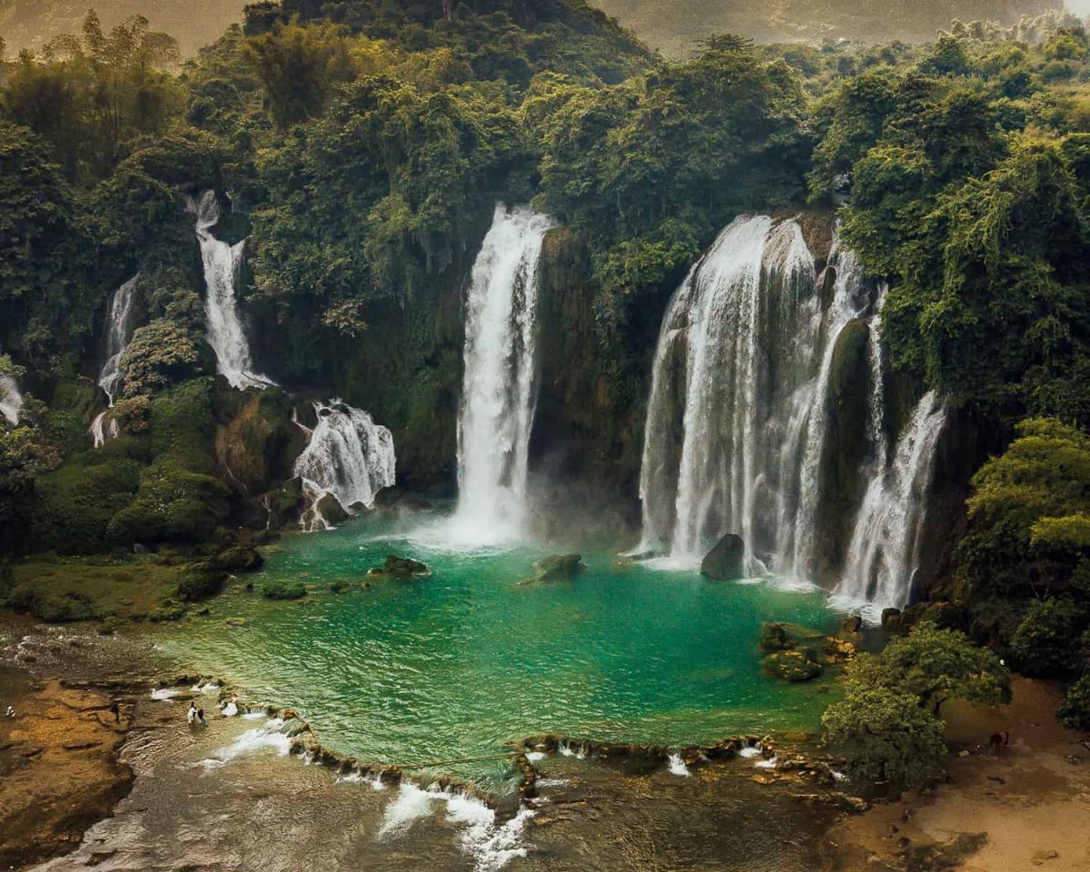 Водопады вьетнама