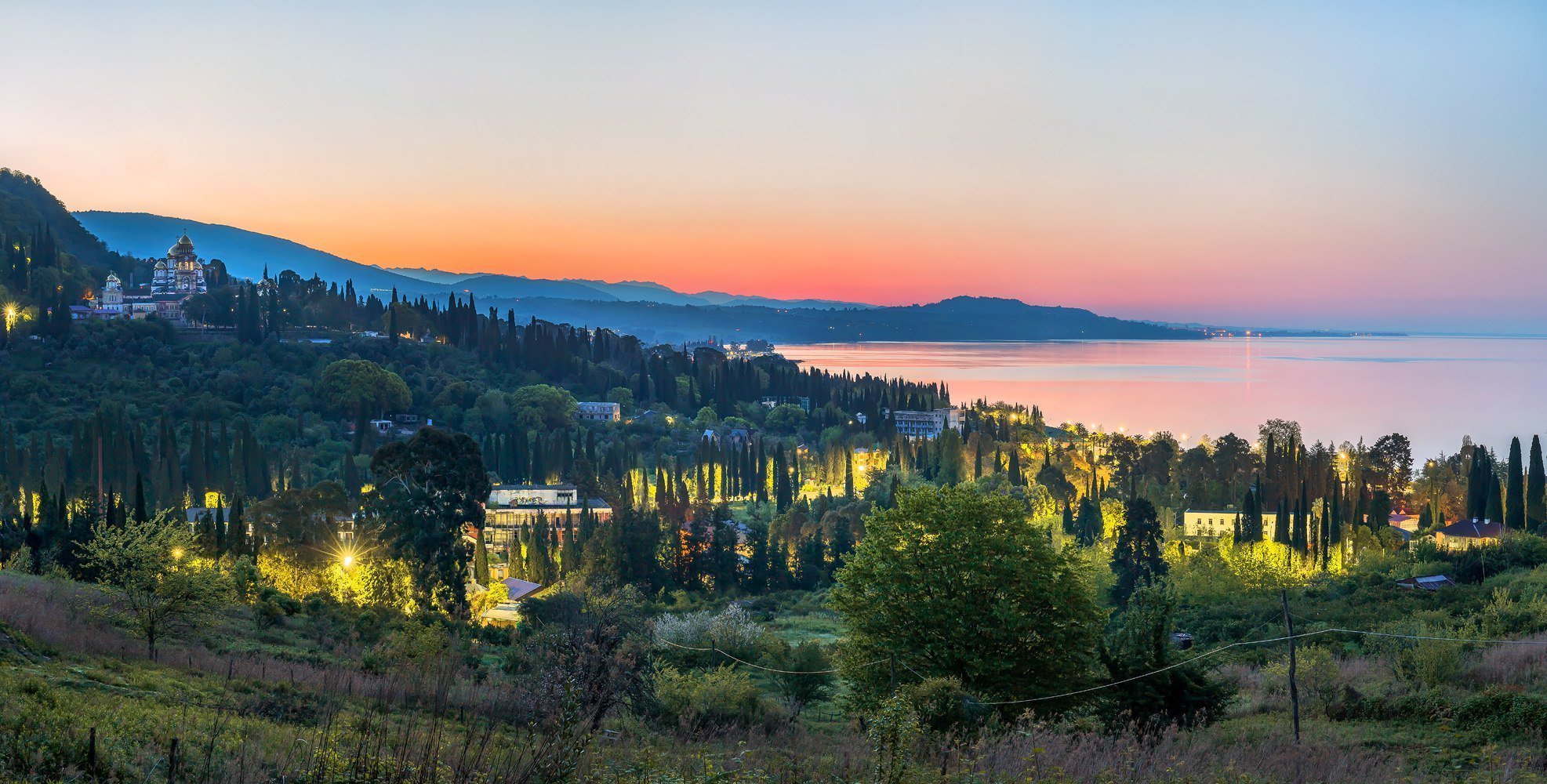 Панорама Гагры Абхазия