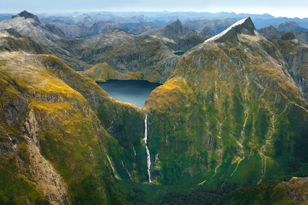 Озеро куилл новая зеландия