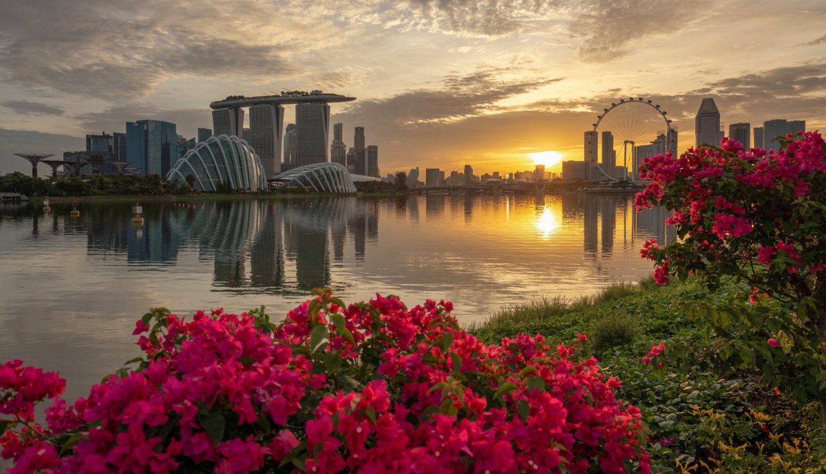 Сингапур рассвет