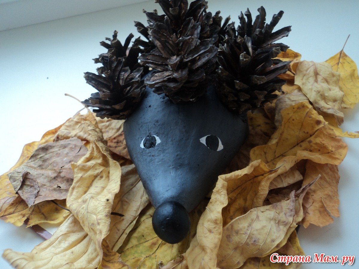 Название поделки Ежик