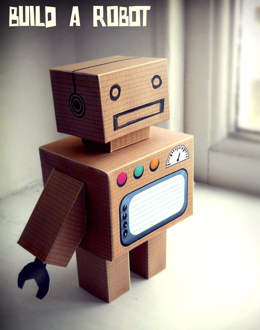 Робот из бумаги: делаем вместе с ребенком