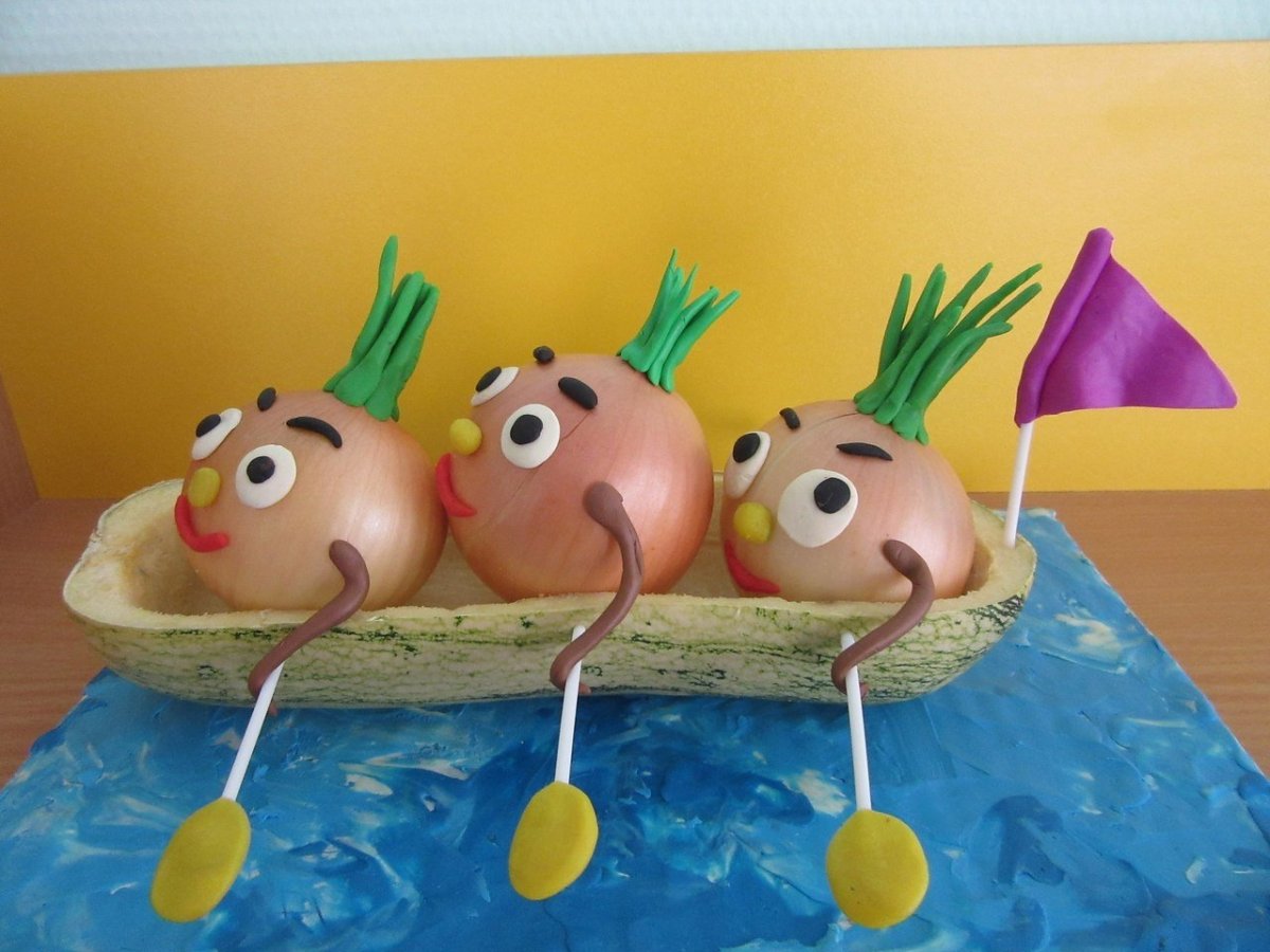 Поделка из луковицы для детского сада