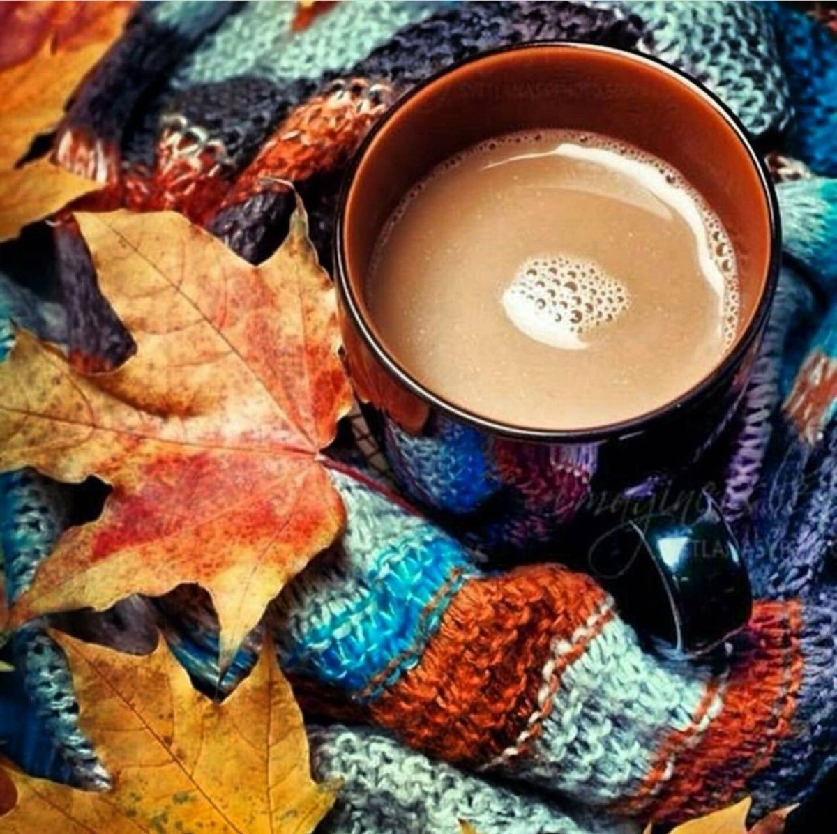 Осень кофе