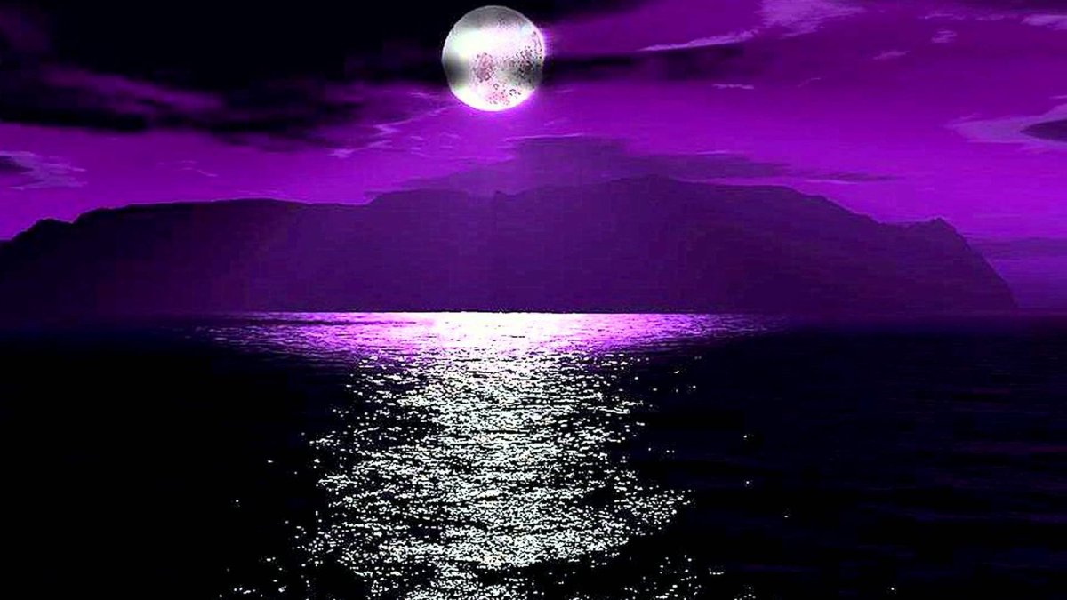 Море в лунном свете