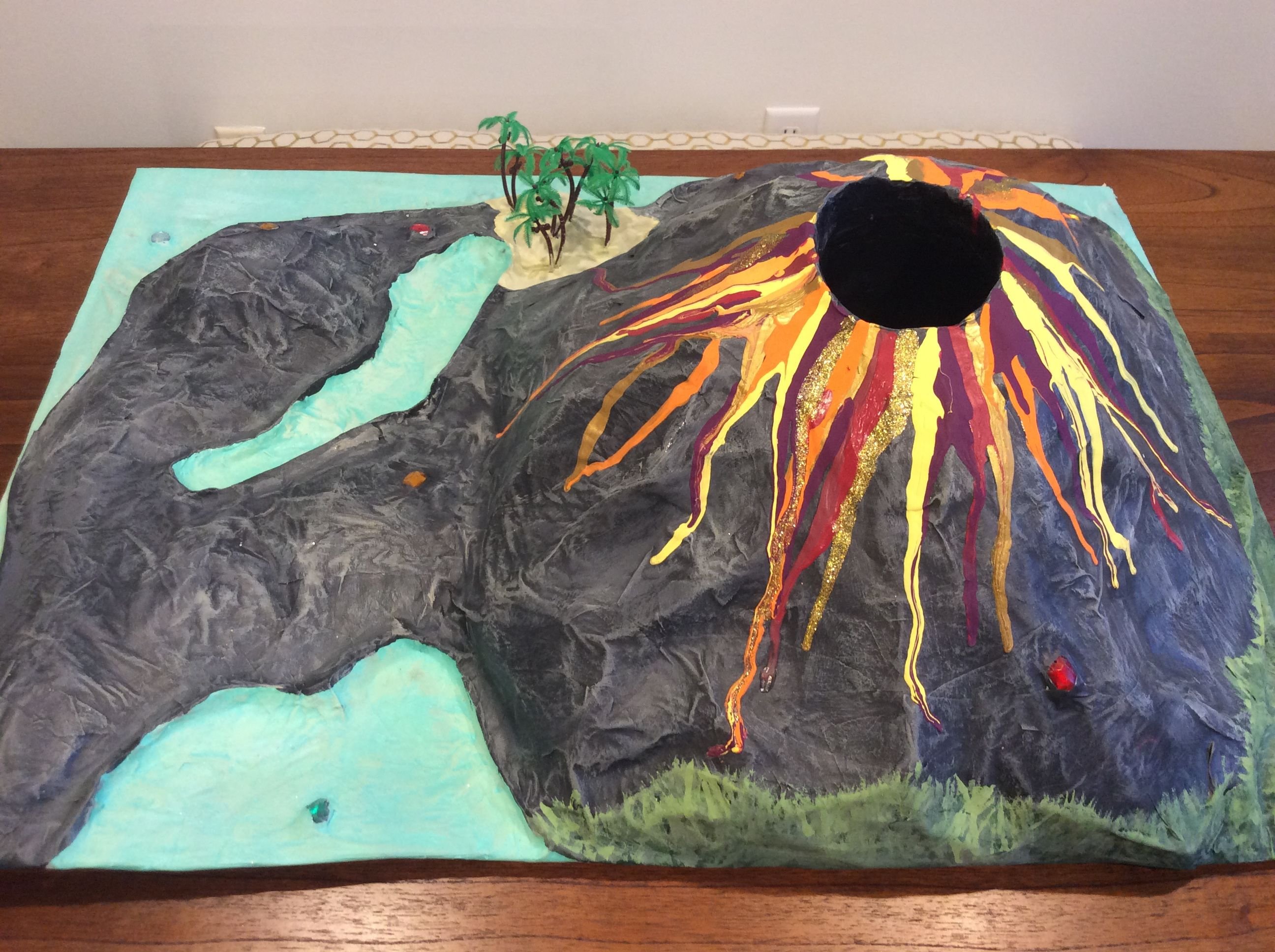 Вулканы земли. География. 5 класс. План-конспект урока