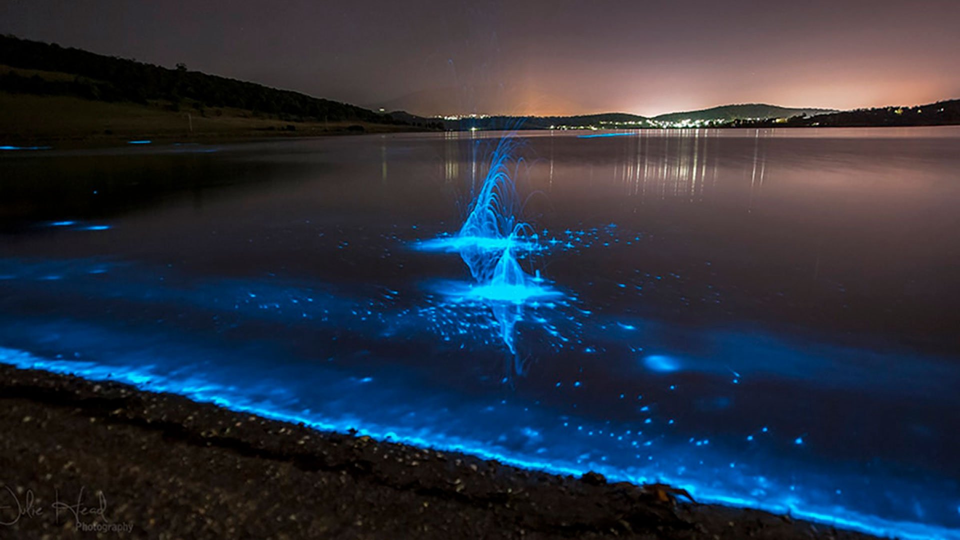 Линзы в воду на ночь. Остров Ваадху Мальдивы. Озеро Джипсленд Австралия. Биолюминесцентный фитопланктон. Светящееся озеро Гипселенд в Австралии.