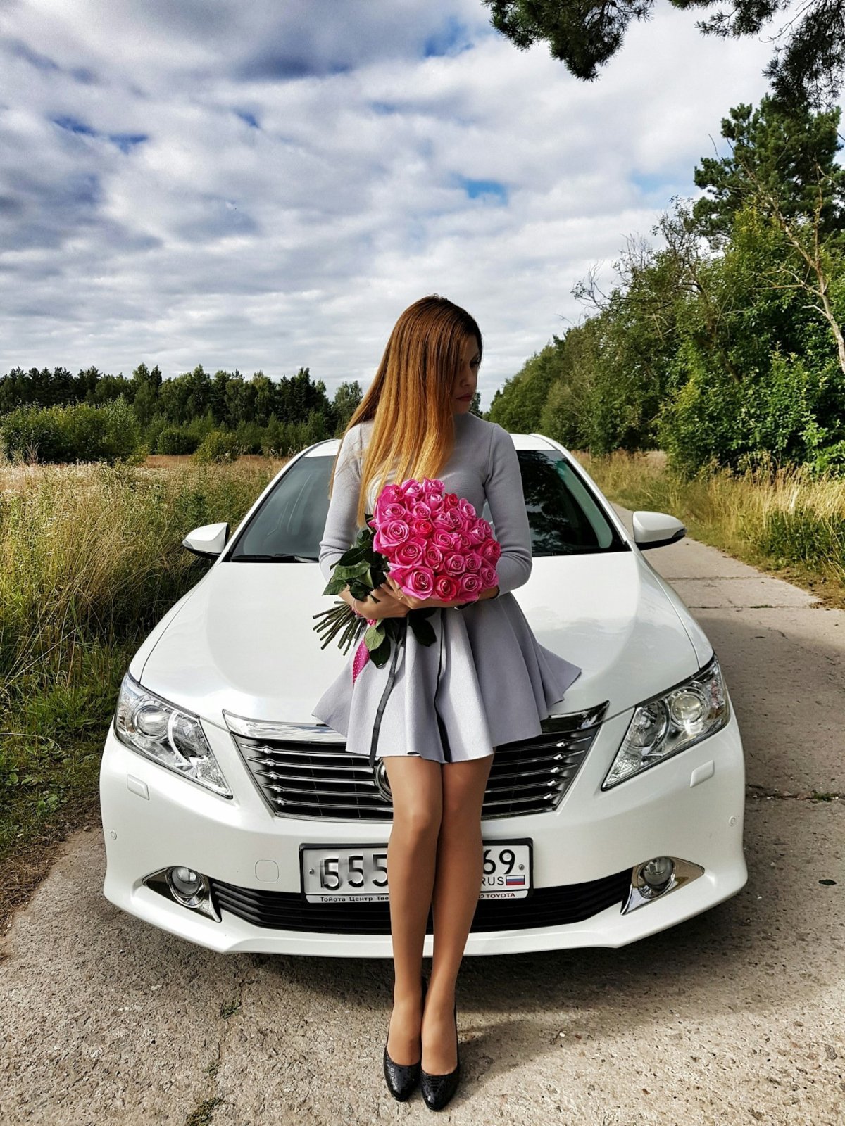 Toyota Camry девушка