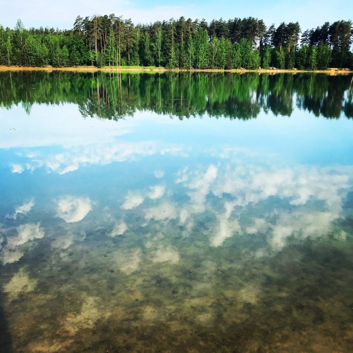 Голубое озеро московская