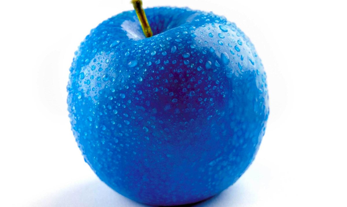 Синие яблоки