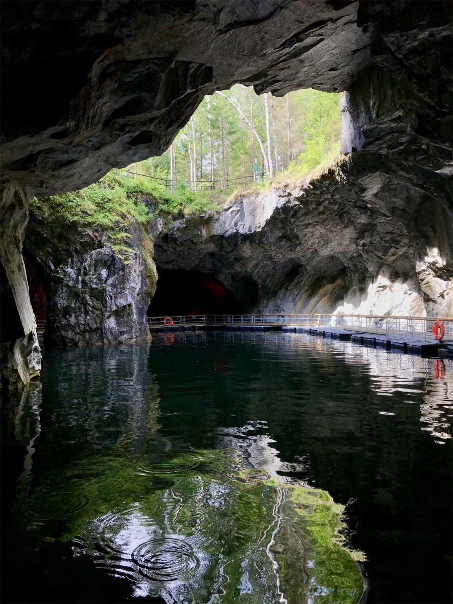 Пещеры в карелии рускеала